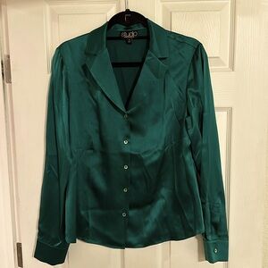 Silk Button Down Blouse